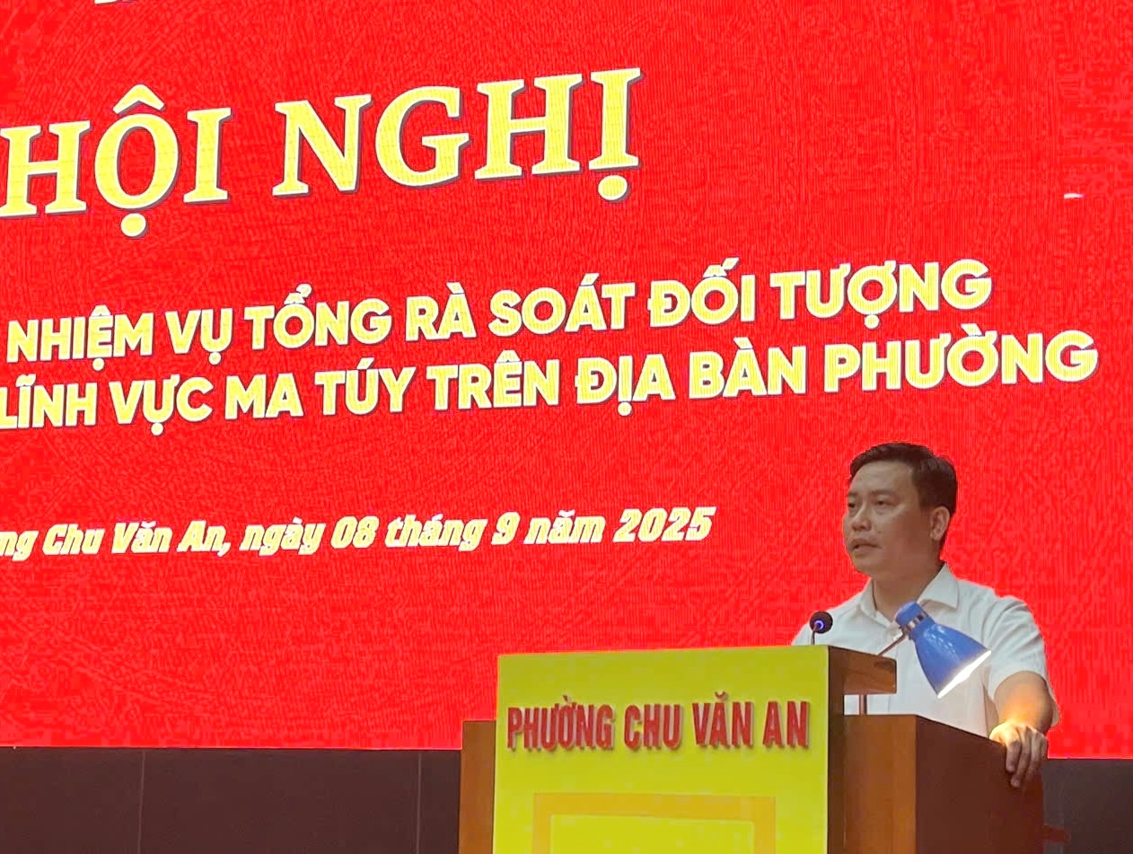 Phường Chu Văn An tổng rà soát đối tượng liên quan đến ma túy